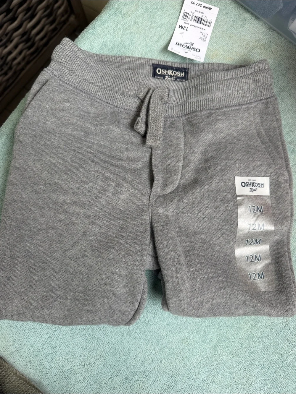 OshKosh B'gosh Toddler Gray Sweatpants Joggers